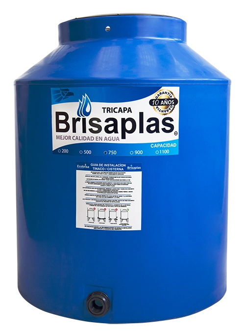 Tinaco Tricapa Azul Brisaplas